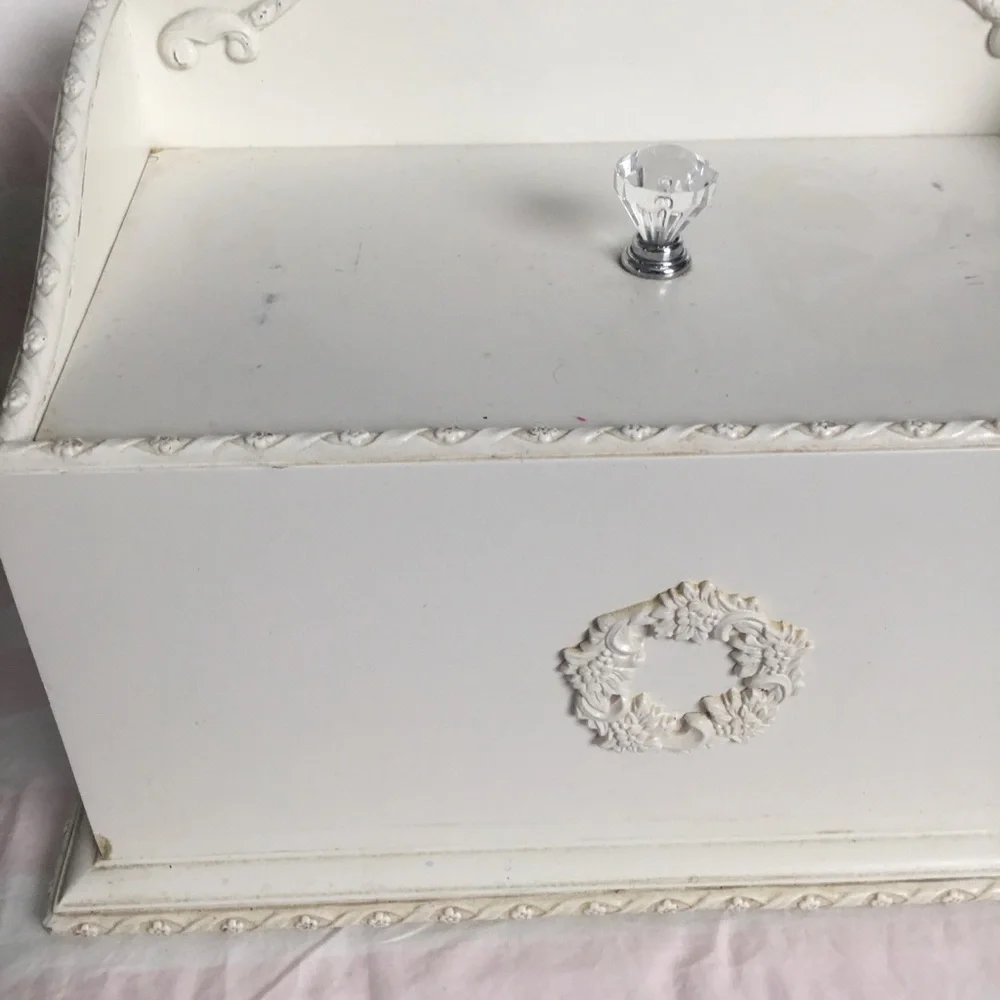 ✨Simply Shabby Chic Rachel Ashwell Toilet Paper Caddy Storage Organizer